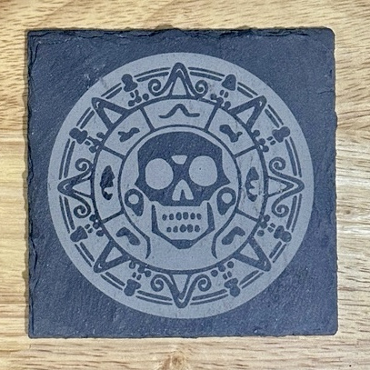 Engraved slate coaster example 4